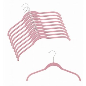 Slim-Line Pink Shirt Hanger