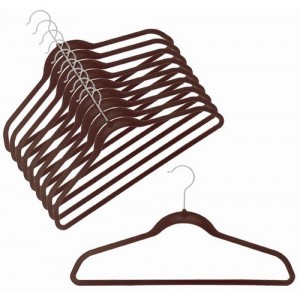 Slim-Line Brown Shirt/Pant Hanger 