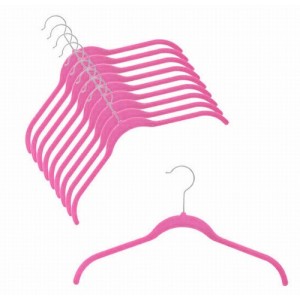Slim-Line Hot Pink Shirt Hanger