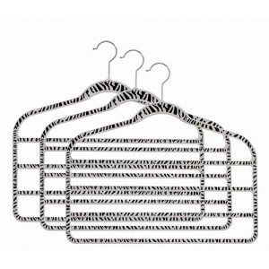 Slim-Line Printed "Zebra Striped" Multi Pant Hanger